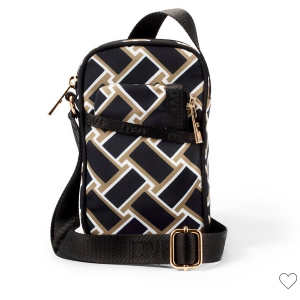 DVF Diane Von Furstenberg X Target Vintage Weave Neutral Cellphone Holder